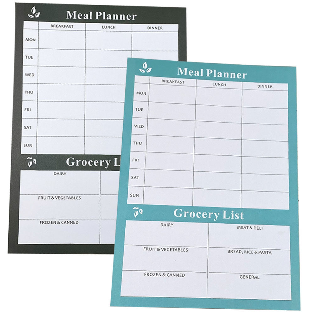 2 cahiers de planification ali - Meal Prep Box avis et prix
