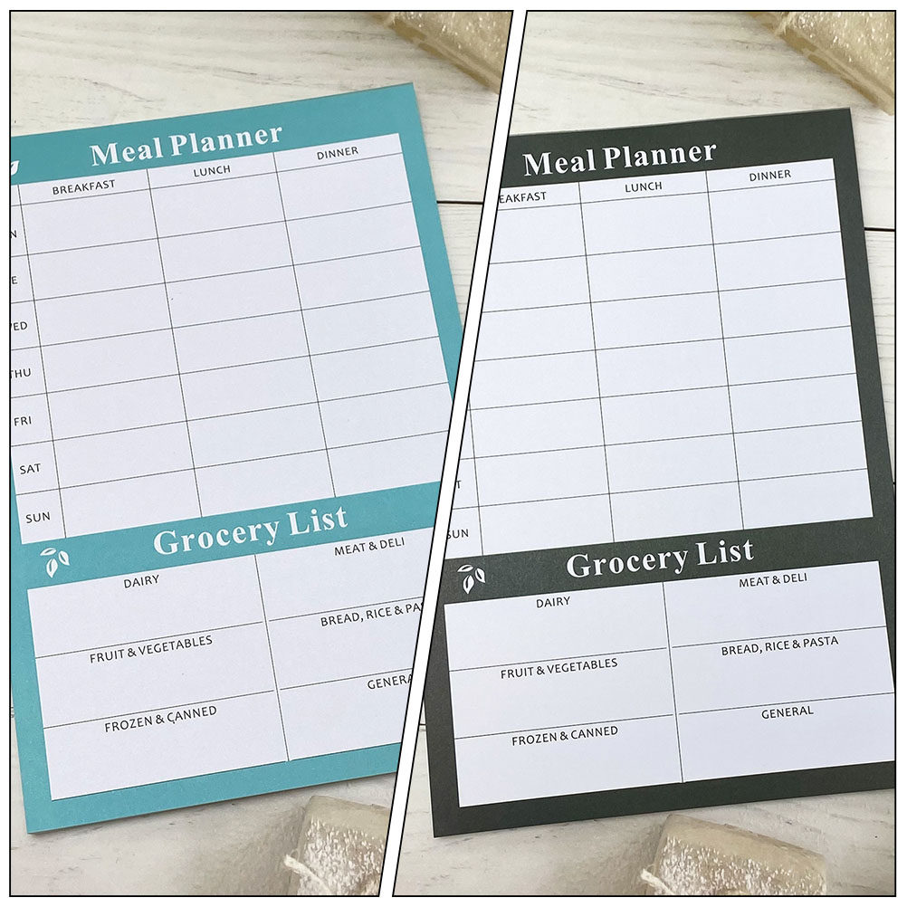 2 cahiers de planification ali - Meal Prep Weekly avis et prix