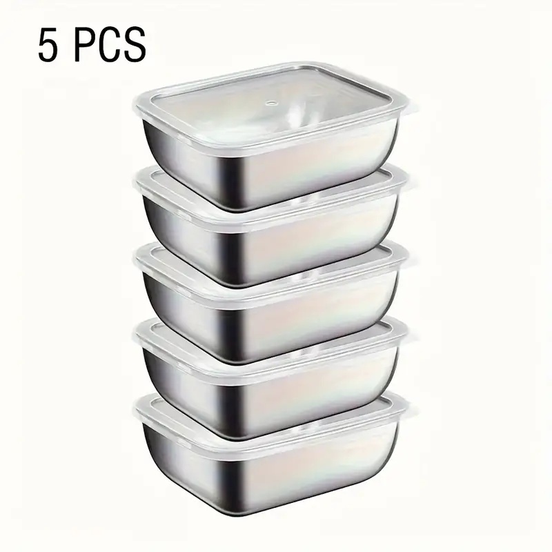 Meal Prep Dinners - Boîtes de conservation alimentaire en acier