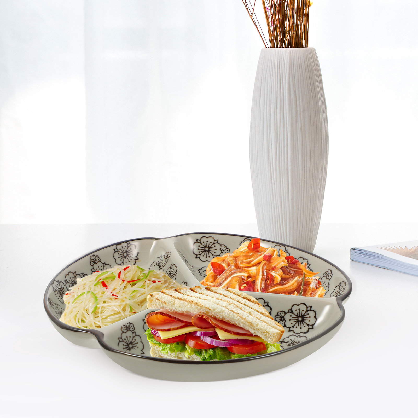 Assiette divisée en 3 comparti - Meal Prep Healthy avis et prix