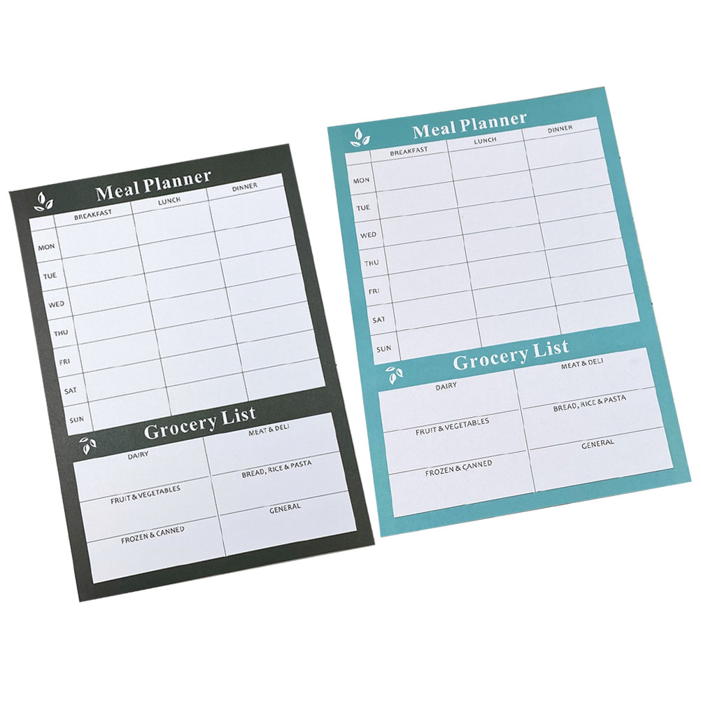 2 cahiers de planification ali - Meal Prep Weekly avis et prix
