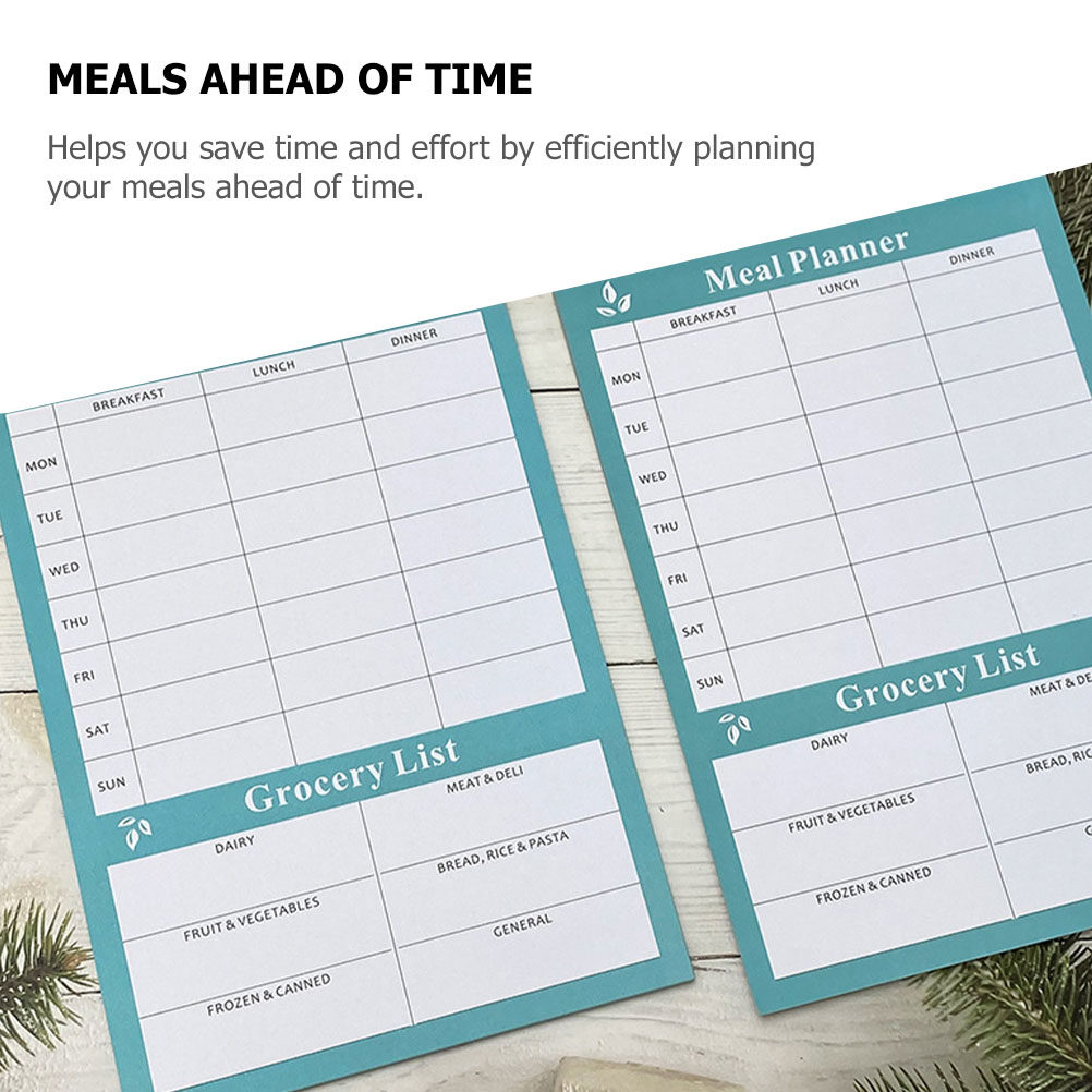 2 cahiers de planification ali - Meal Prep Weekly avis et prix