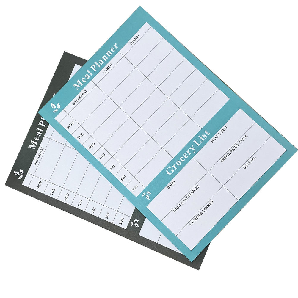 2 cahiers de planification ali - Meal Prep Weekly avis et prix