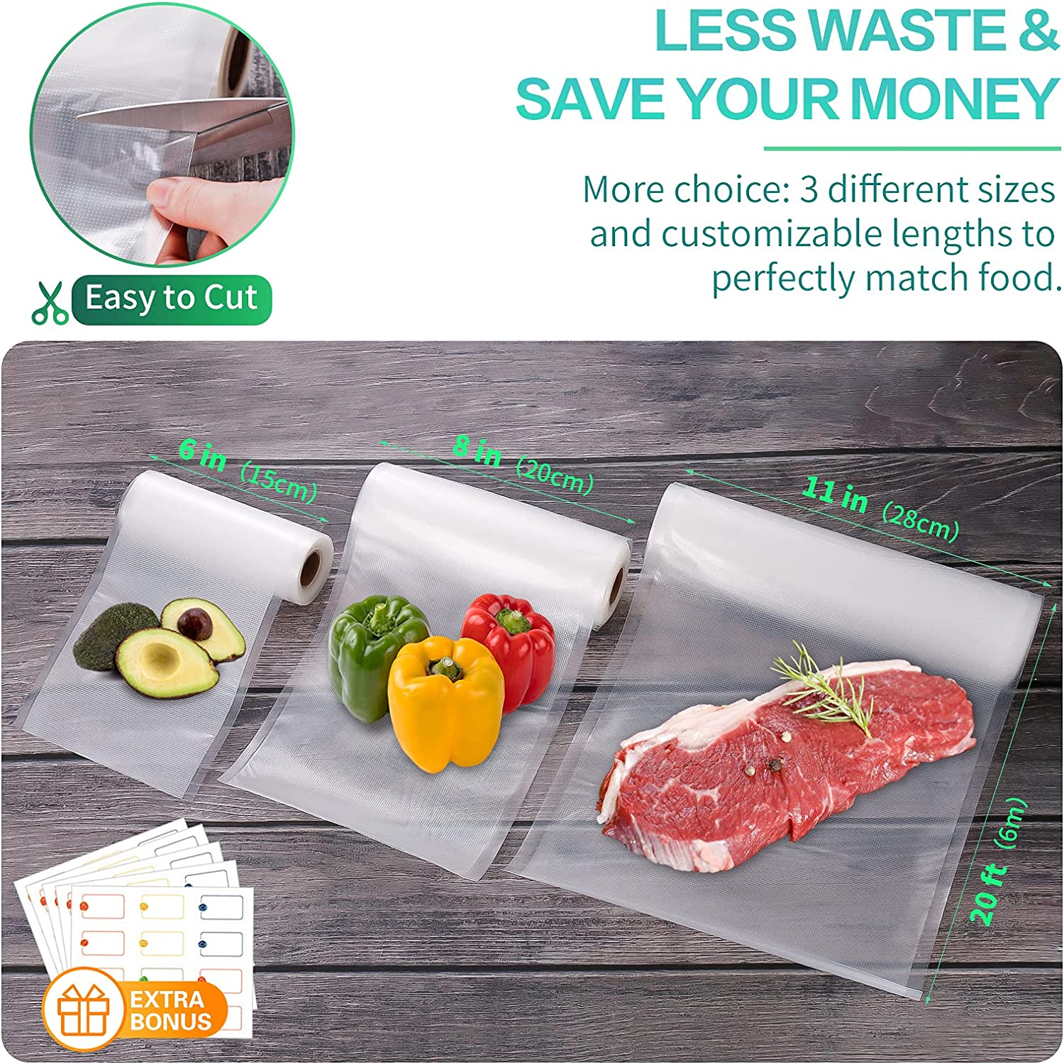 Sacs de cuisine pour scelleuse - Meal Prep Vacuum Sealer avis et prix