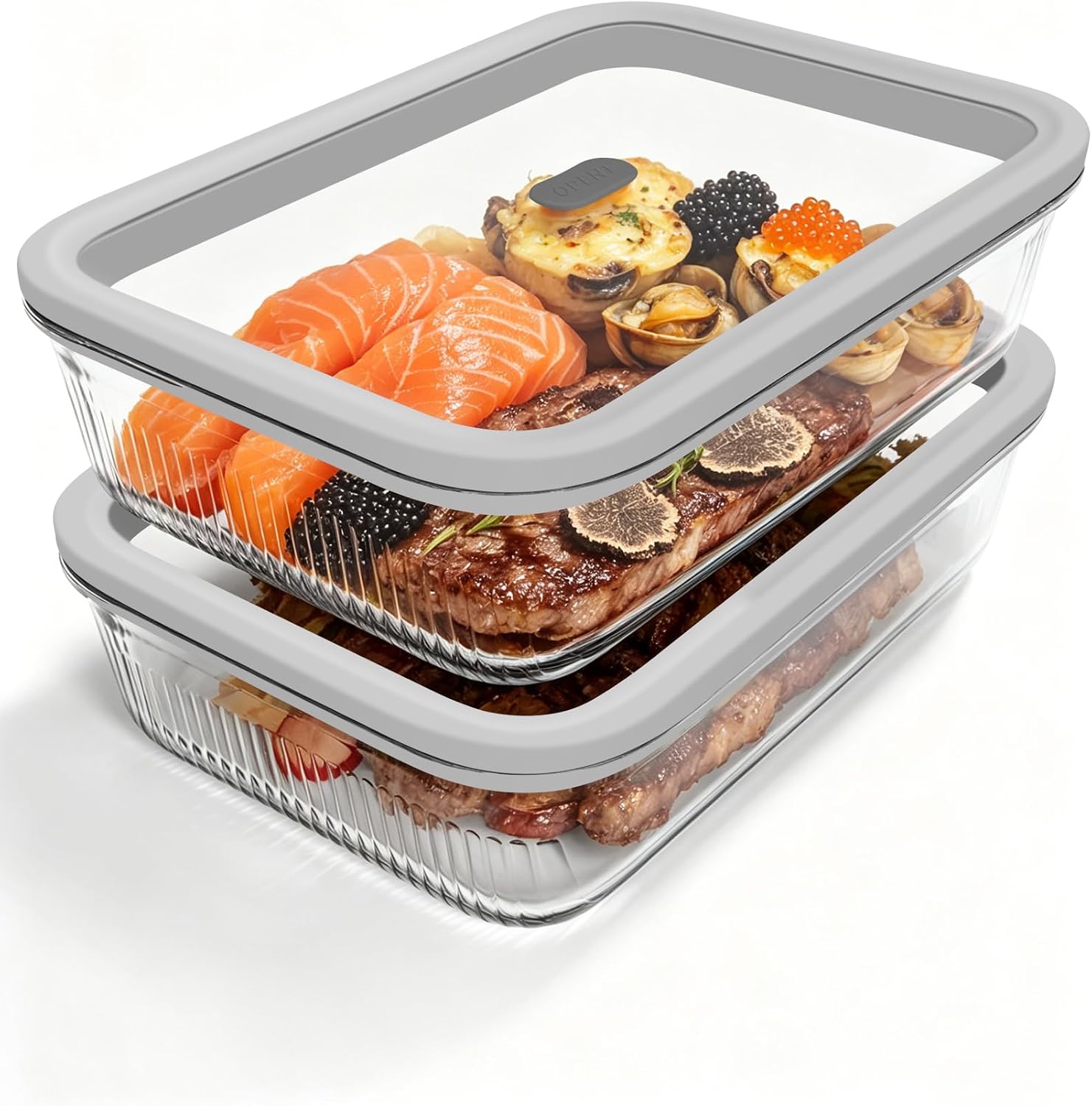Lot de 2 récipients de stockag - Meal Prep Box avis et prix