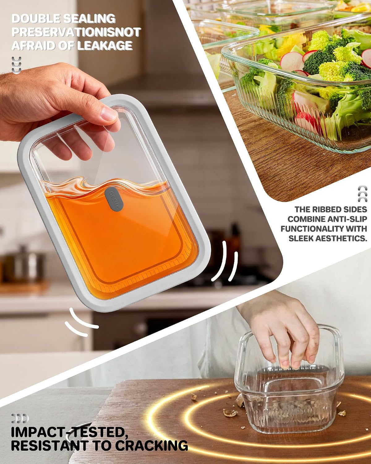 Lot de 2 récipients de stockag - Meal Prep Box avis et prix