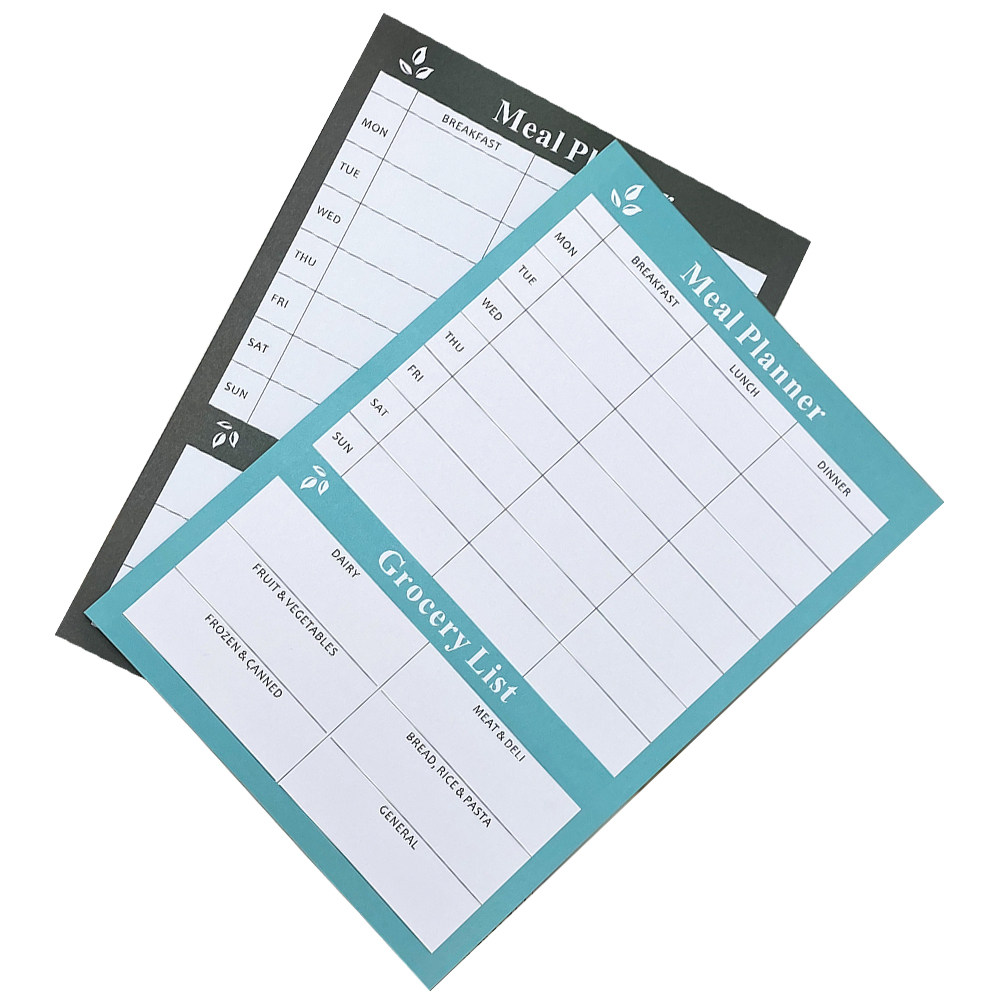 2 cahiers de planification ali - Meal Prep Weekly avis et prix