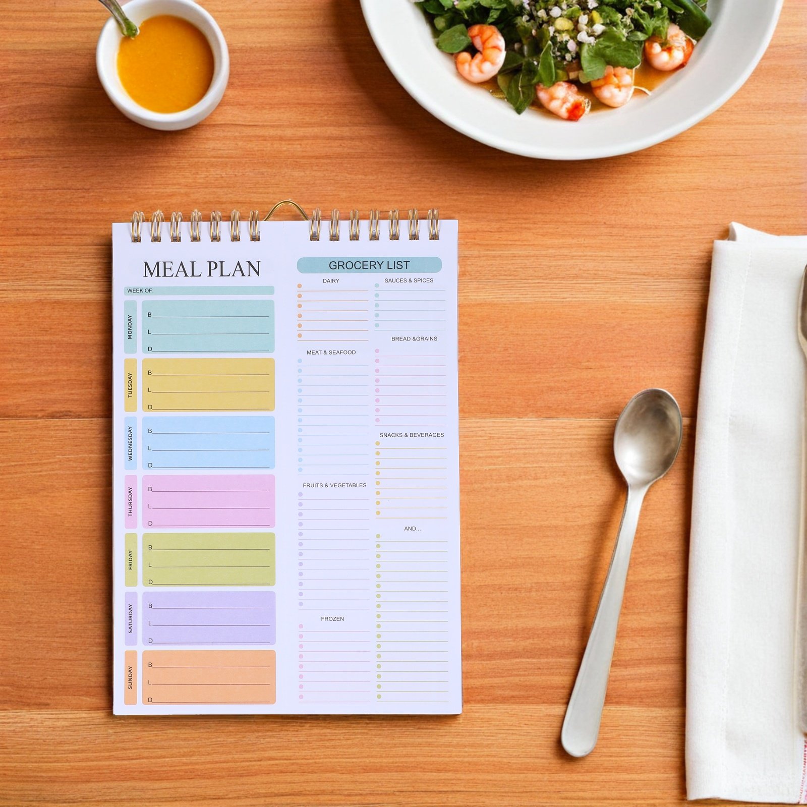 Carnet de planification de rep - Meal Prep Weekly avis et prix