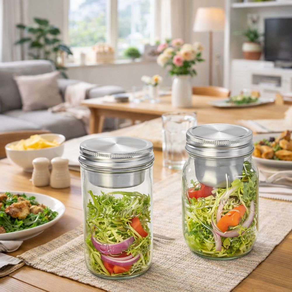 Bocaux en verre pour salade de - Meal Prep Weekly avis et prix