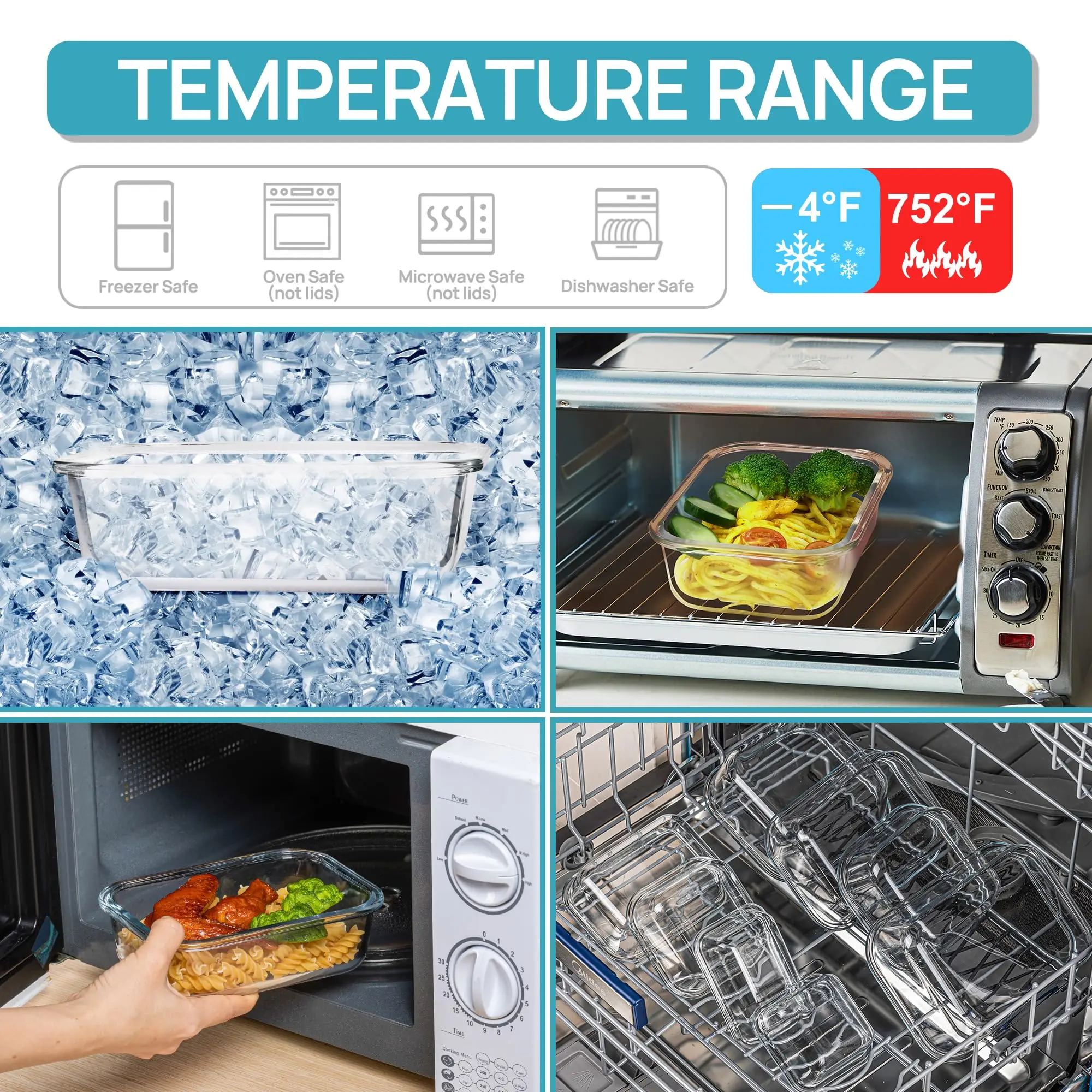 Boîte à déjeuner en verre, con - Meal Prep Dinners avis et prix
